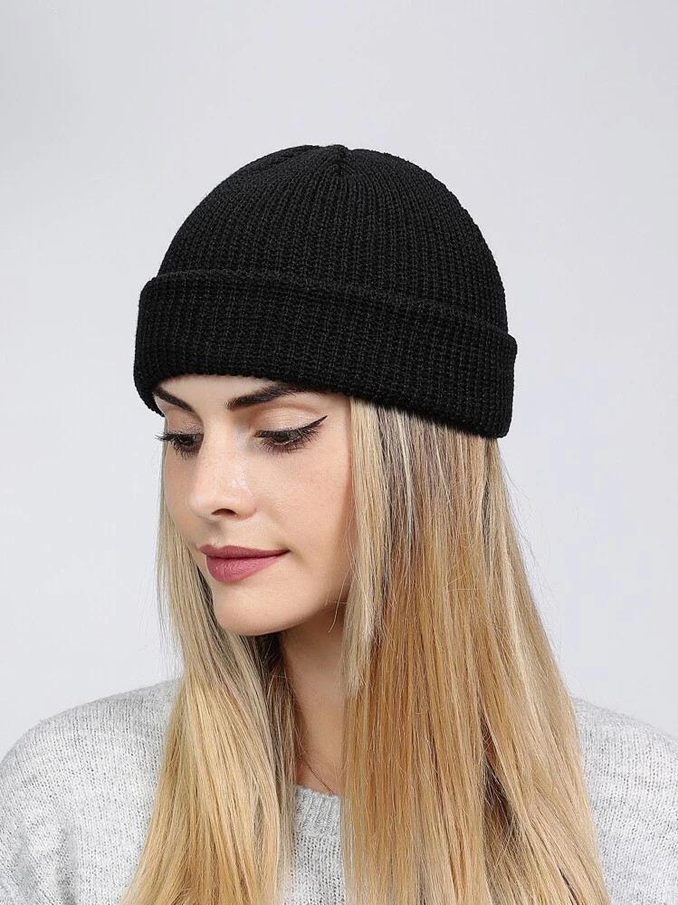 Solid Knitted Hat | SHEIN