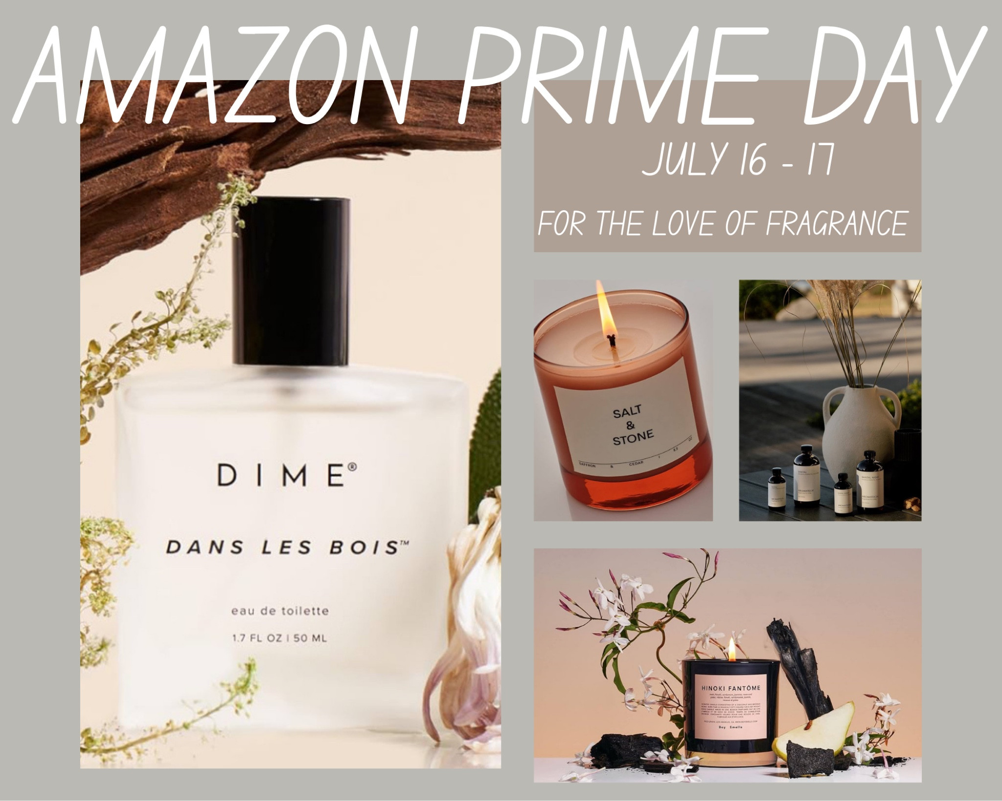 Fave fragrances from Amazon Prime Day!! I wear the perfume scent pictured, but linked the other yummy scents too! I restocked on my fave candle from Salt & Stone and am trying & recommending the Boy Smells for a similar vibe. #primeday #amazonprime #amazonprimedaydeals #primedaydeals #amazon #cleanfragrance #cleancandles 

#LTKSaleAlert #LTKBeauty #LTKSeasonal