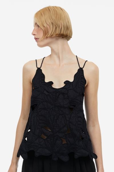 Embroidered top | H&M (UK, MY, IN, SG, PH, TW, HK)