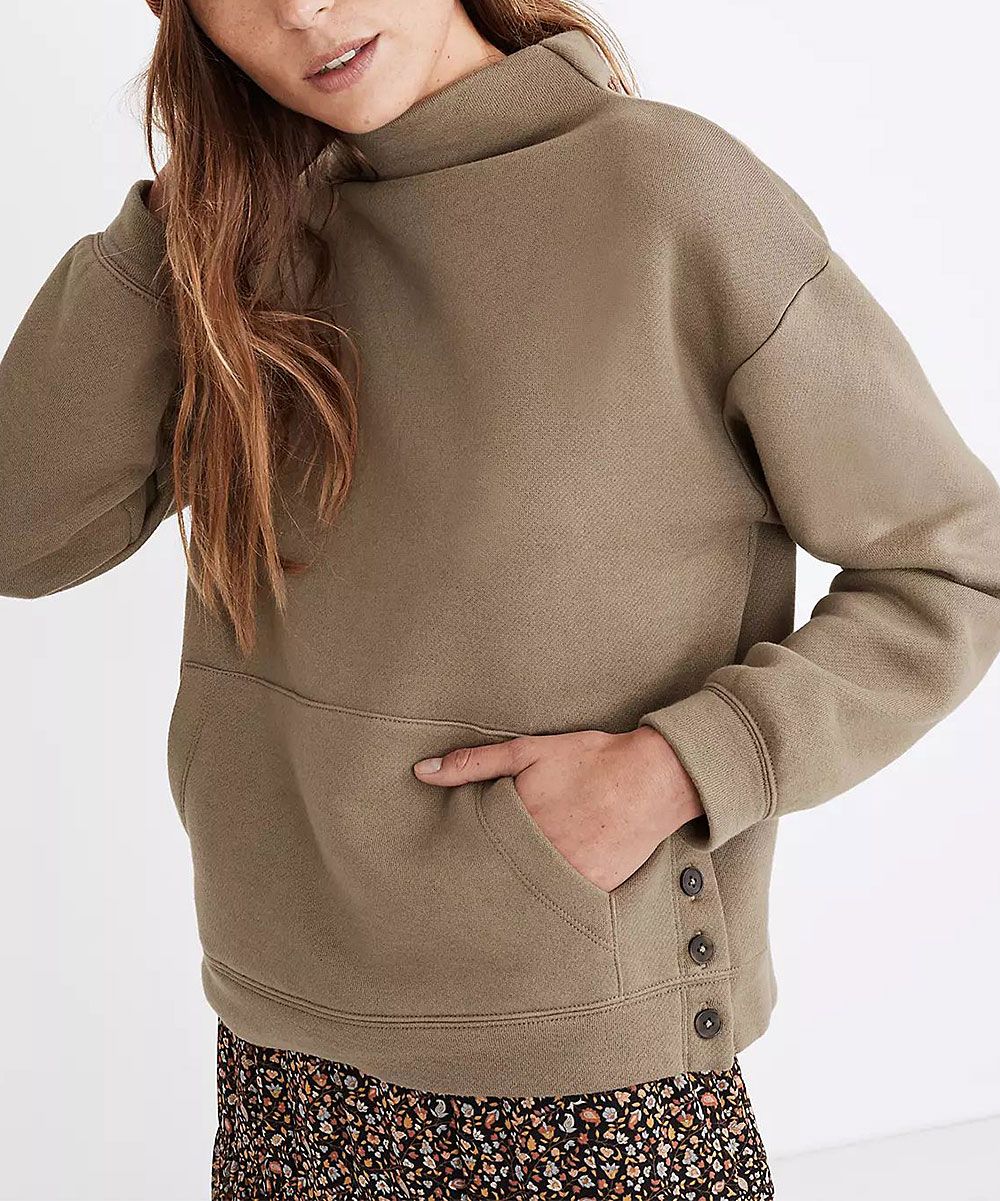 Madewell Women's Turtlenecks DISTANT - Distant Surplus Bronx Mock Neck Top - Women | Zulily