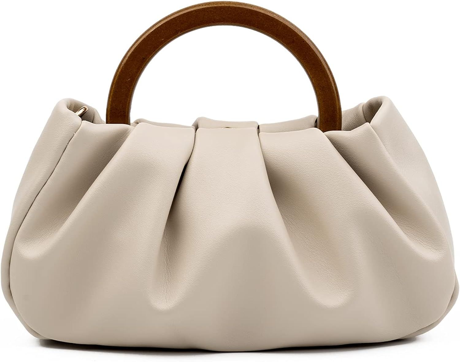 Zlybola Small Shoulder Bag for Women,Clutch Purse Handbag and Cloud Dumpling Bag,Trendy Ruched Sh... | Amazon (US)