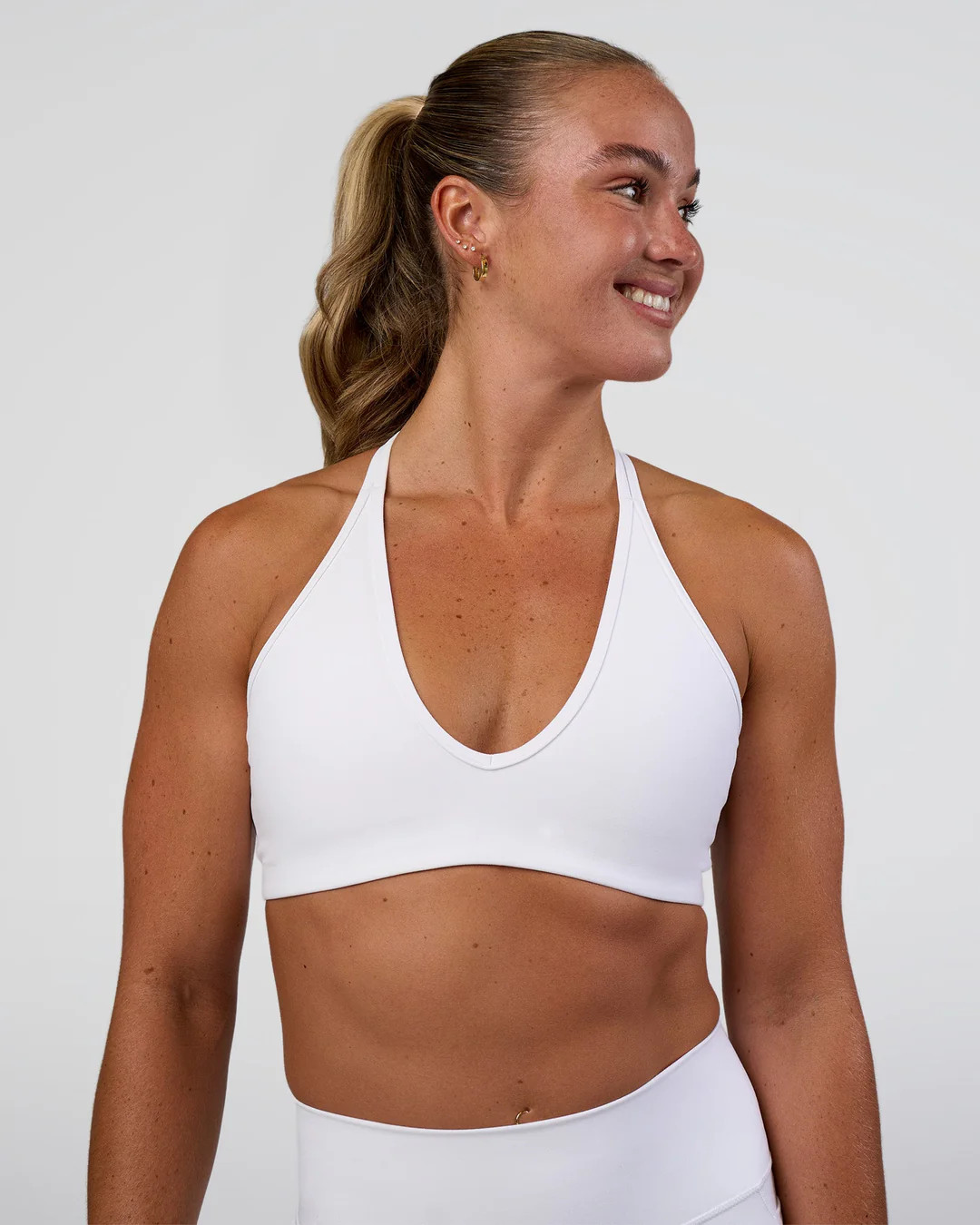 Stamina Pulse Sports Bra - White | LSKD | LSKD