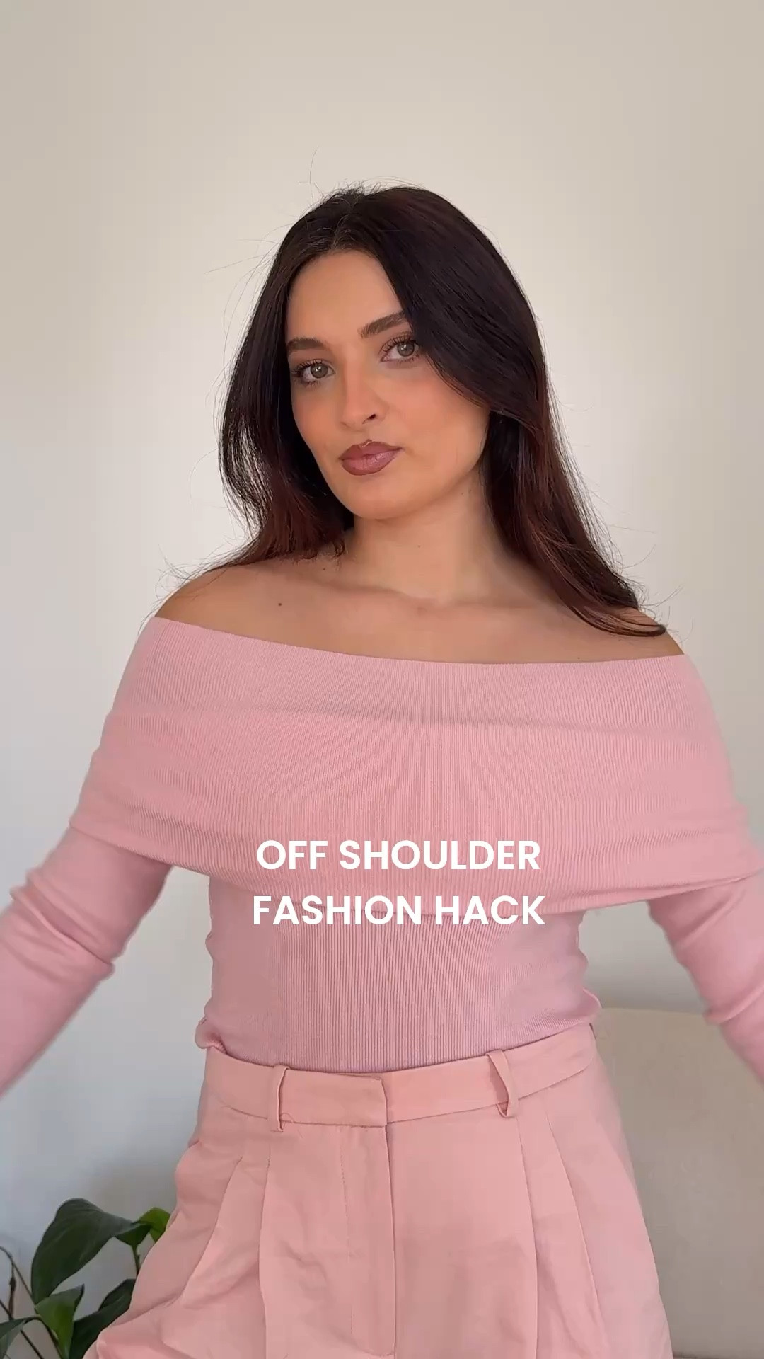 Off shoulder fashion hack 

#fashionhack #offshoulder 

#LTKspring #LTKeurope