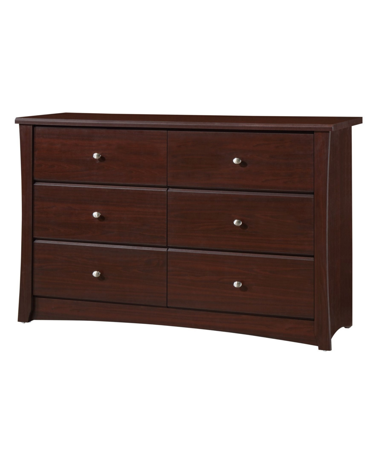 Storkcraft Crescent 6 Drawer Double Dresser - Dark Brown | Macy's
