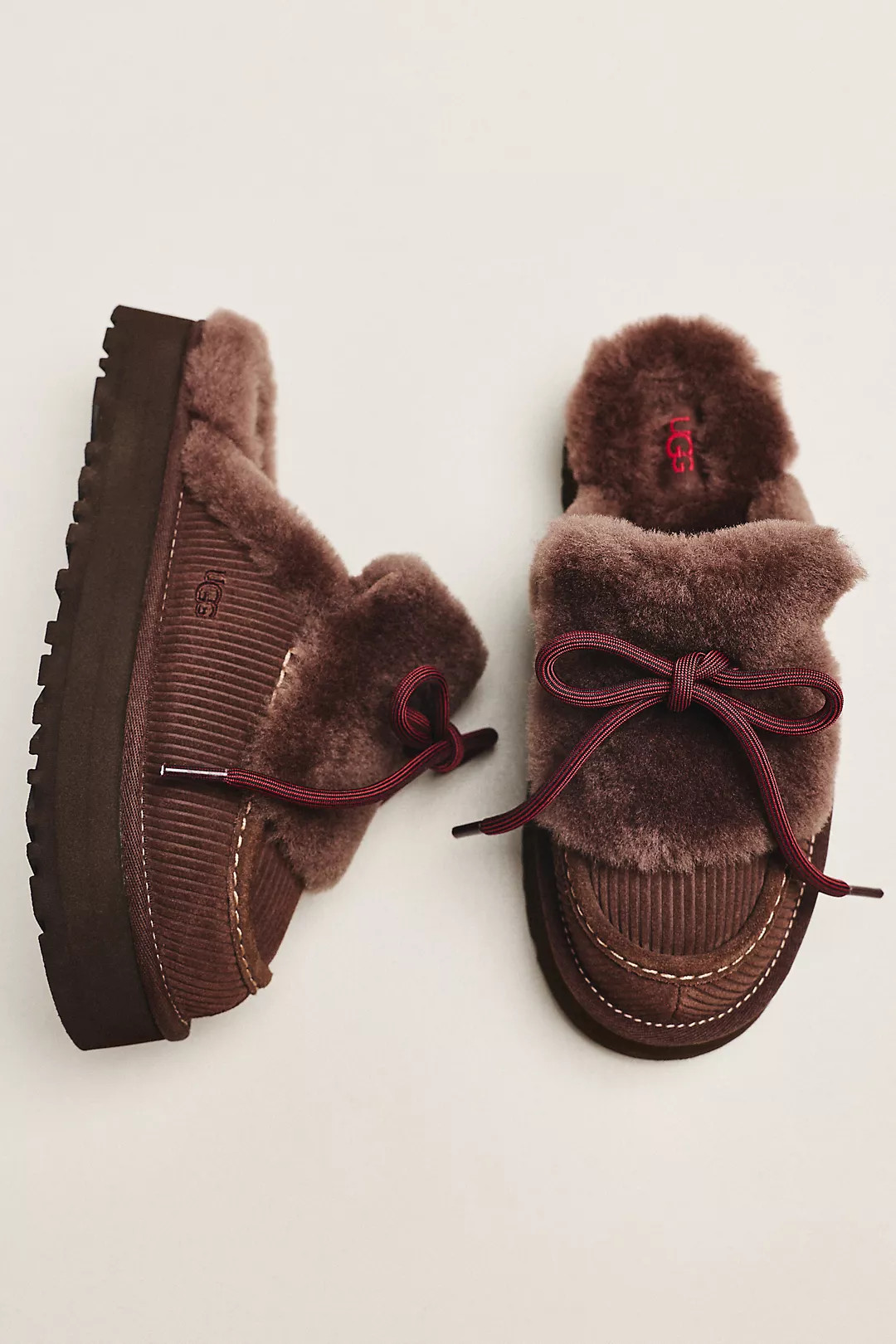 UGG\u00ae Disquette Heritage Slippers | Anthropologie (US)