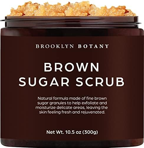 Brooklyn Botany Brown Sugar Body Scrub - Moisturizing and Exfoliating Body, Face, Hand, Foot Scrub - | Amazon (US)