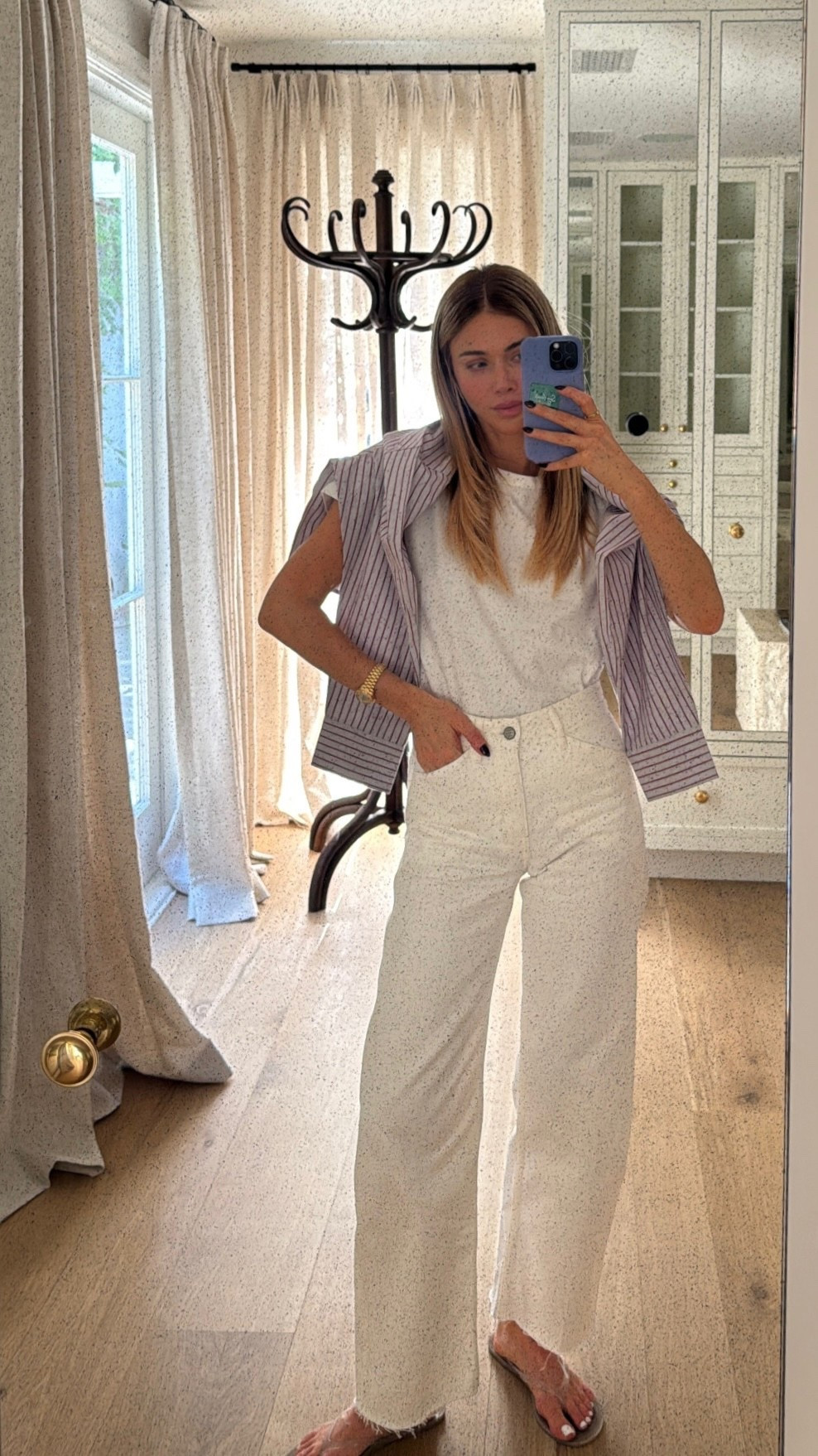 vintage @jcrew aesthetic 🤍 jeans are true to size, wearing a 24