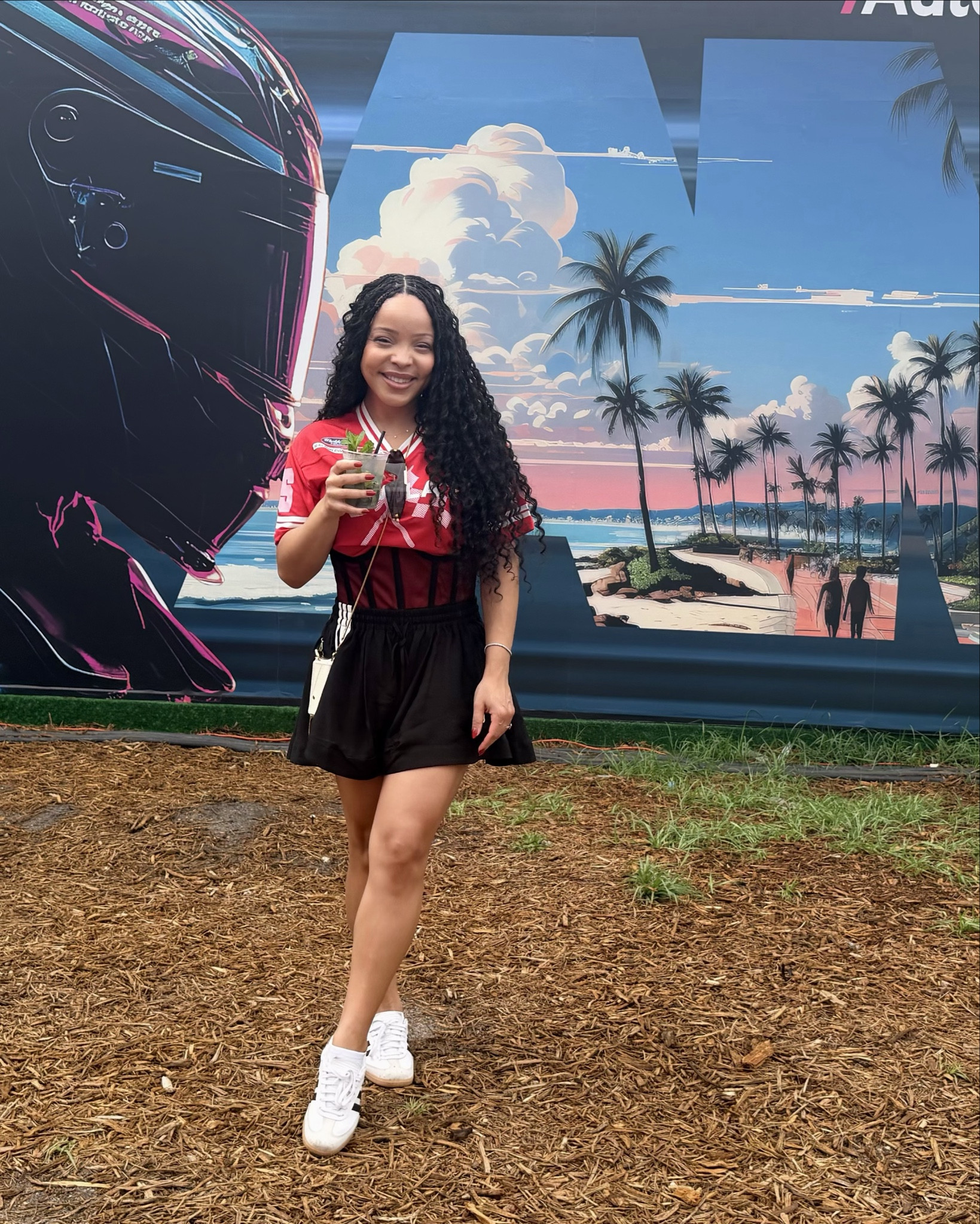 We had a blast at #F1Miami 🏎️ First time and we’d definitely go again! I paired this #Formula1jersey from #eBay with an #underbustcorset + #Y3 #tennisshorts & my #adidassombas. Oh and can’t forget earrings from #Ferrari! I had fun with this look.

The corset I’m wearing is Lu is under exact in a size M. I recommend purchasing the one linked under similar from the same brand instead. The one I have dips under the bottom of the boobs which made it photograph weird. The one under similar is straight across under the boobs, so you can adjust your shirt without it buckling up. Let me know if you have any questions!

#outfitideas #ootd #f1outfitideas

#LTKgrwm #LTKvlog #LTKootd