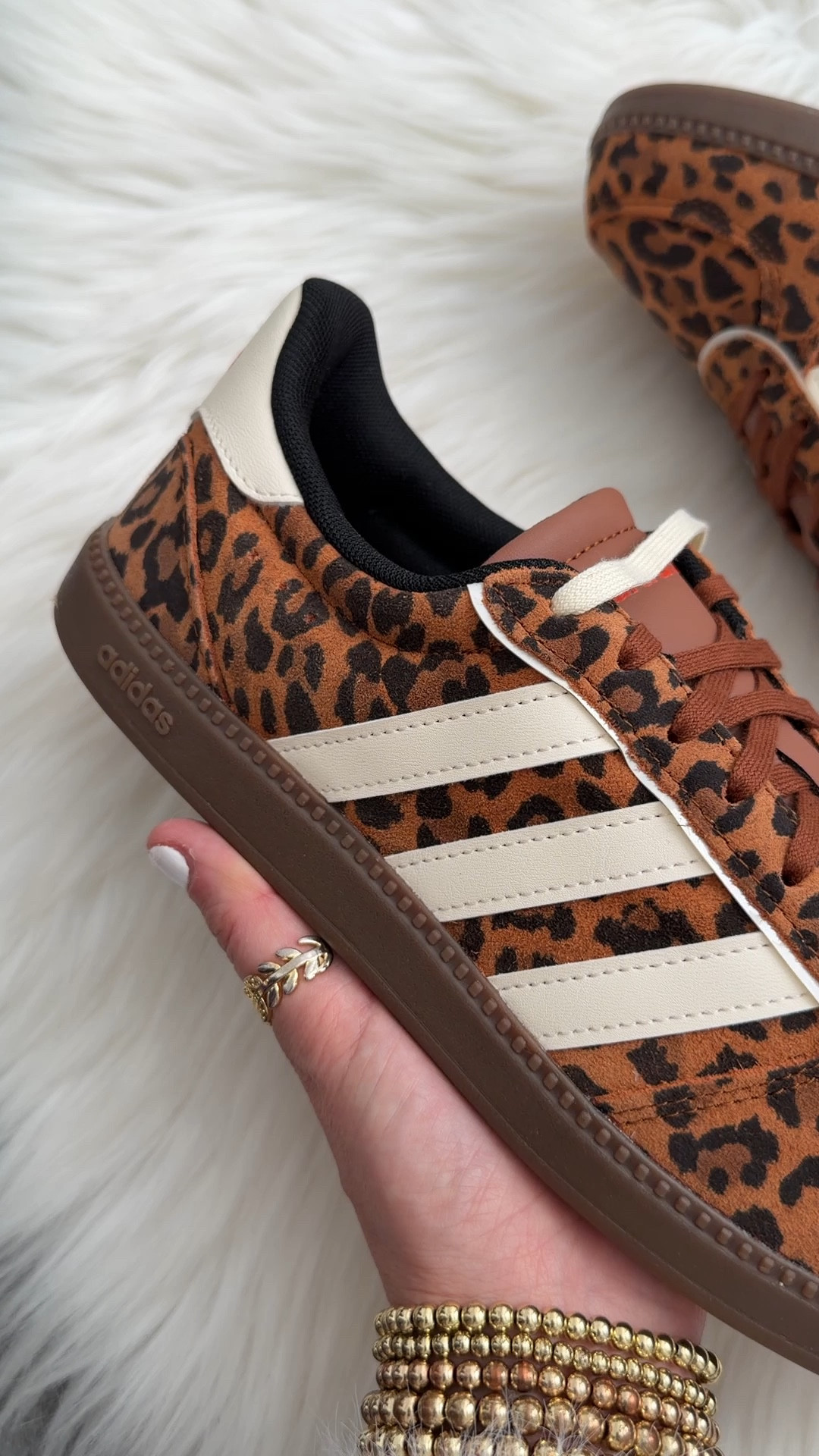 Adidas leopard sneakers now $49 originally $70. Runs true to size 