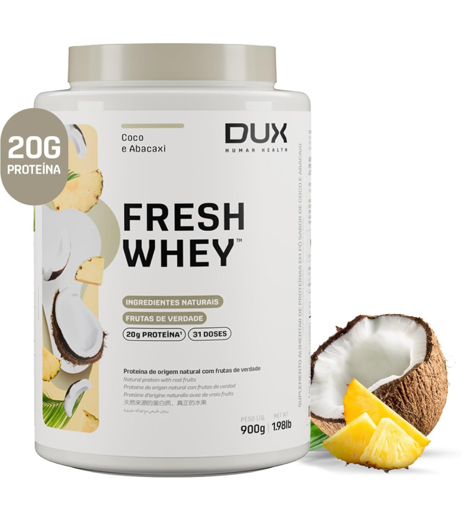 Dux Fresh Whey - Pineapple and Coconit 

#LTKStyleTip #LTKActive #LTKFitness