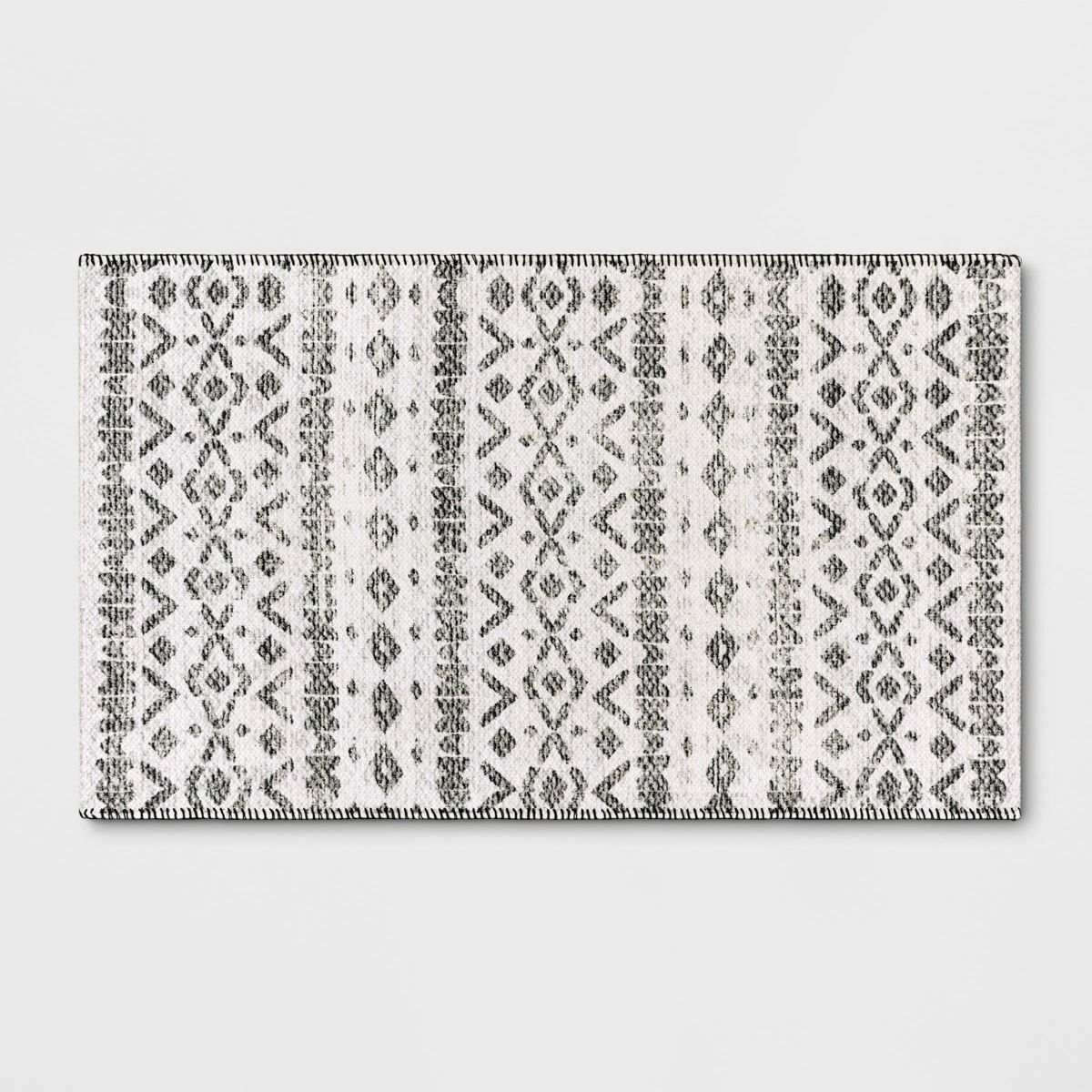 Luna Aztec Diamond Printed Rug Black - Opalhouse™ | Target