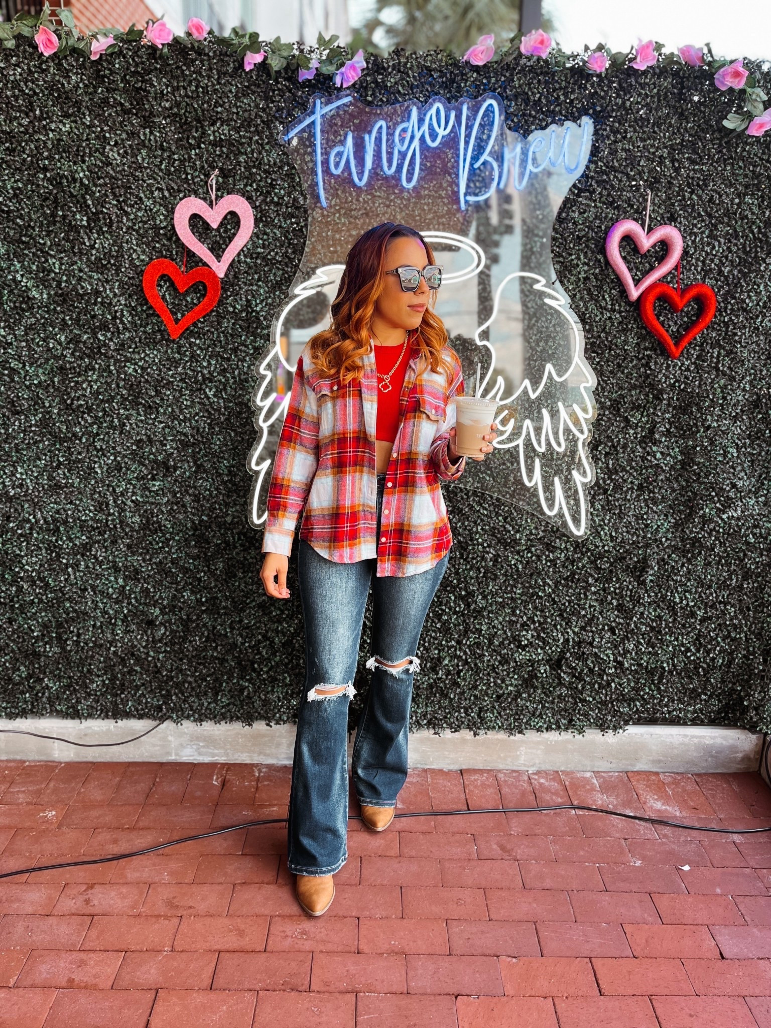 Florida + Flannel 
5’0 | Petite | XS
Jeans: 24x32

#LTKPetite #LTKSaleAlert #LTKootd