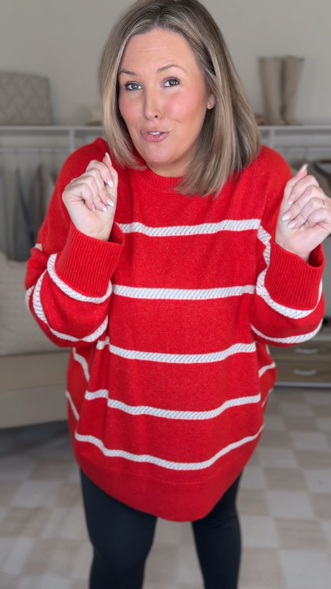 The best sweater for leggings omg! @aerie #aeriepartner #aeriereal Wearing an XXL in all as a plus size 18/20/2X! 

#LTKSaleAlert #LTKMidsize #LTKPlusSize