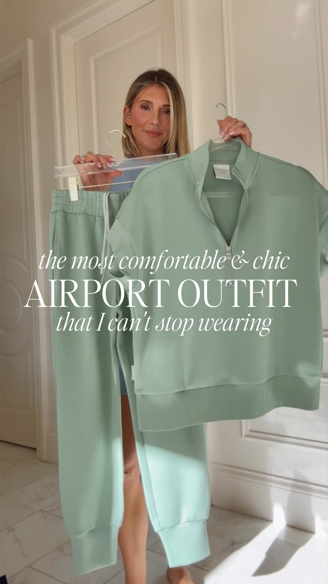 Airport travel outfit - I'm 5'7 and wearing size xs 

#LTKFindsUnder100 #LTKStyleTip