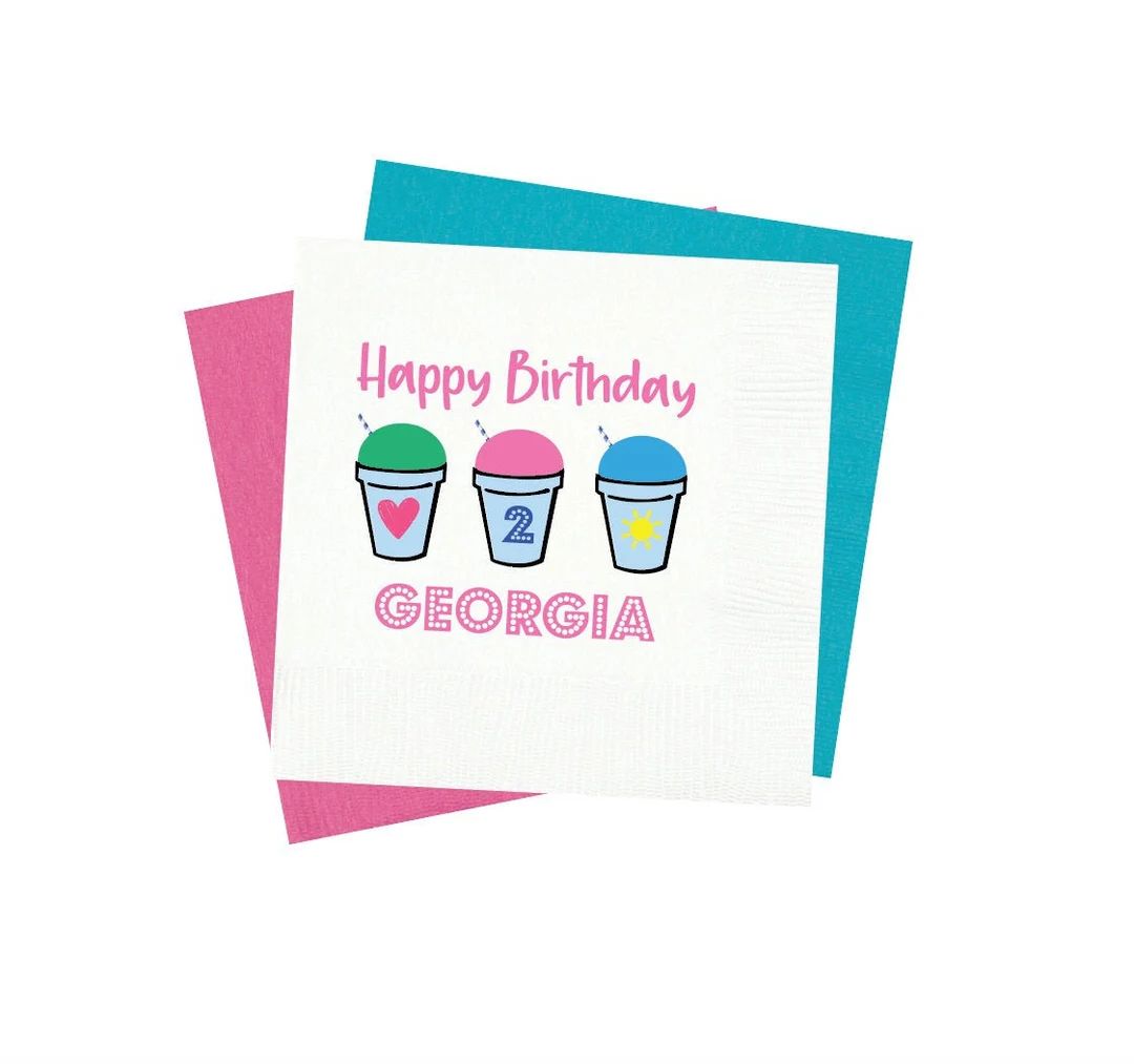 Shave ice birthday, Snow cone birthday, Ice cream birthday, Kona ice birthday, Personalized birth... | Etsy (US)