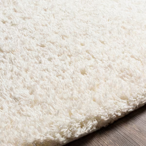 Siari Solid Cream Plush Rug | Boutique Rugs