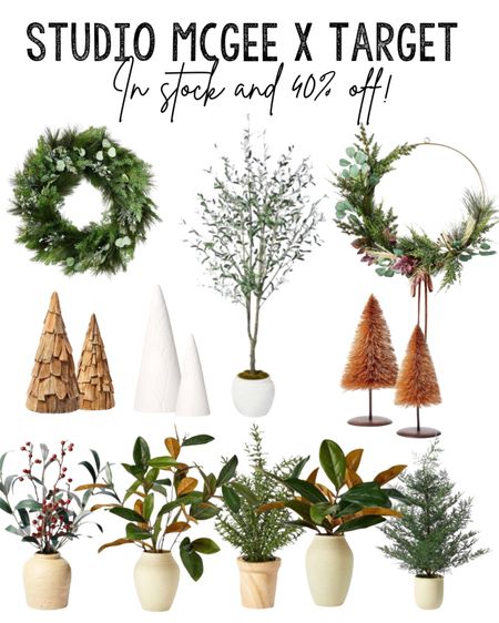 Studio Mcgee x Target has 40% off today only!

Wreaths, faux plants, tree decor

#LTKHoliday #LTKsalealert #LTKSeasonal