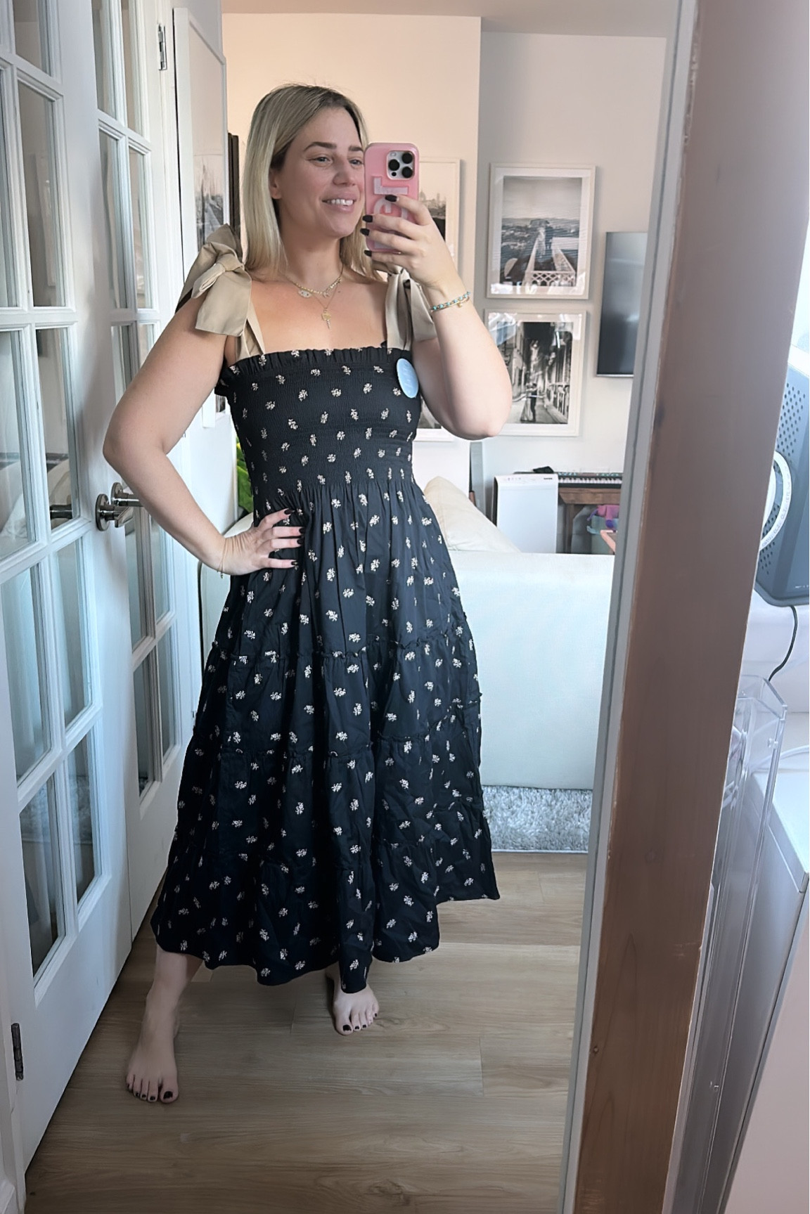 Always a fave dress! So easy & comfortable! The shirring at the top and adjustable straps are the best for comfort :)

#LTKHoliday #LTKparties #LTKstyletip