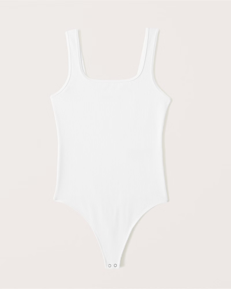 Women's Seamless Rib Fabric Tank Bodysuit | Women's Tops | Abercrombie.com | Abercrombie & Fitch (US)