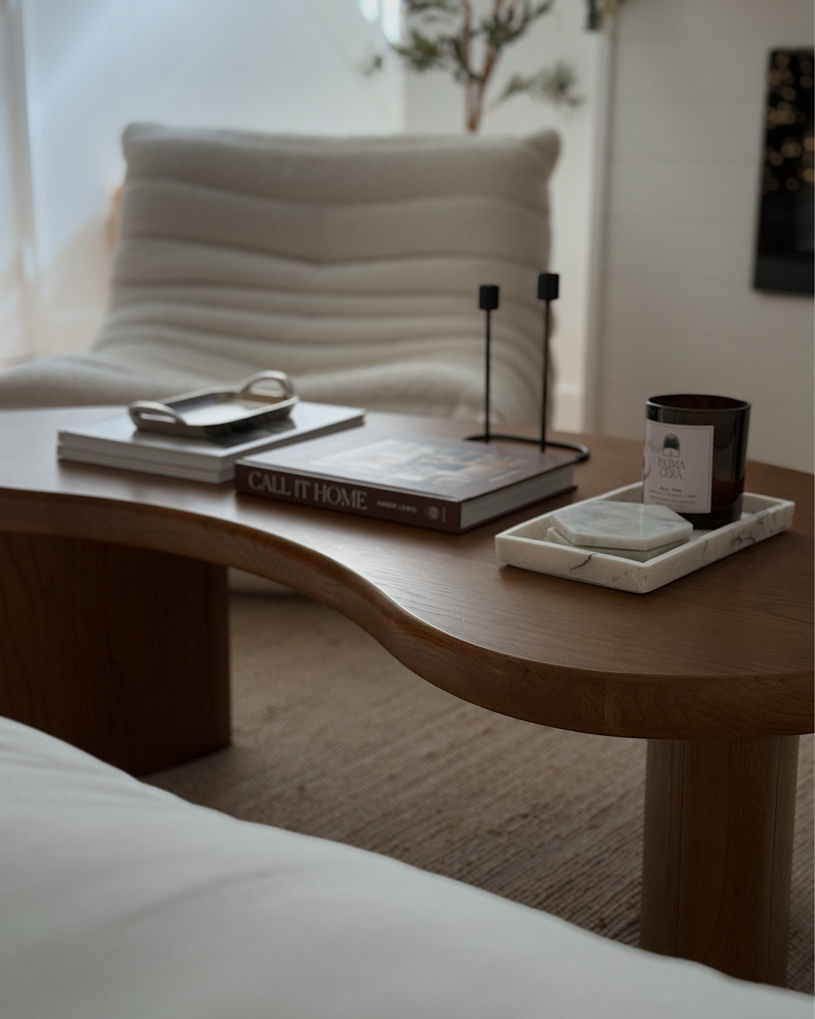 This coffee table it’s such a statement piece! The tone and texture of the wood add the perfect amount of warmth and character to my living room. It instantly made the space feel more elevated and cozy at the same time. The quality is amazing, super sturdy, and the design is sleek but timeless. It ties everything together so beautifully🤍 #article #furniture #homedecor

#LTKSeasonal #LTKSaleAlert #LTKHome