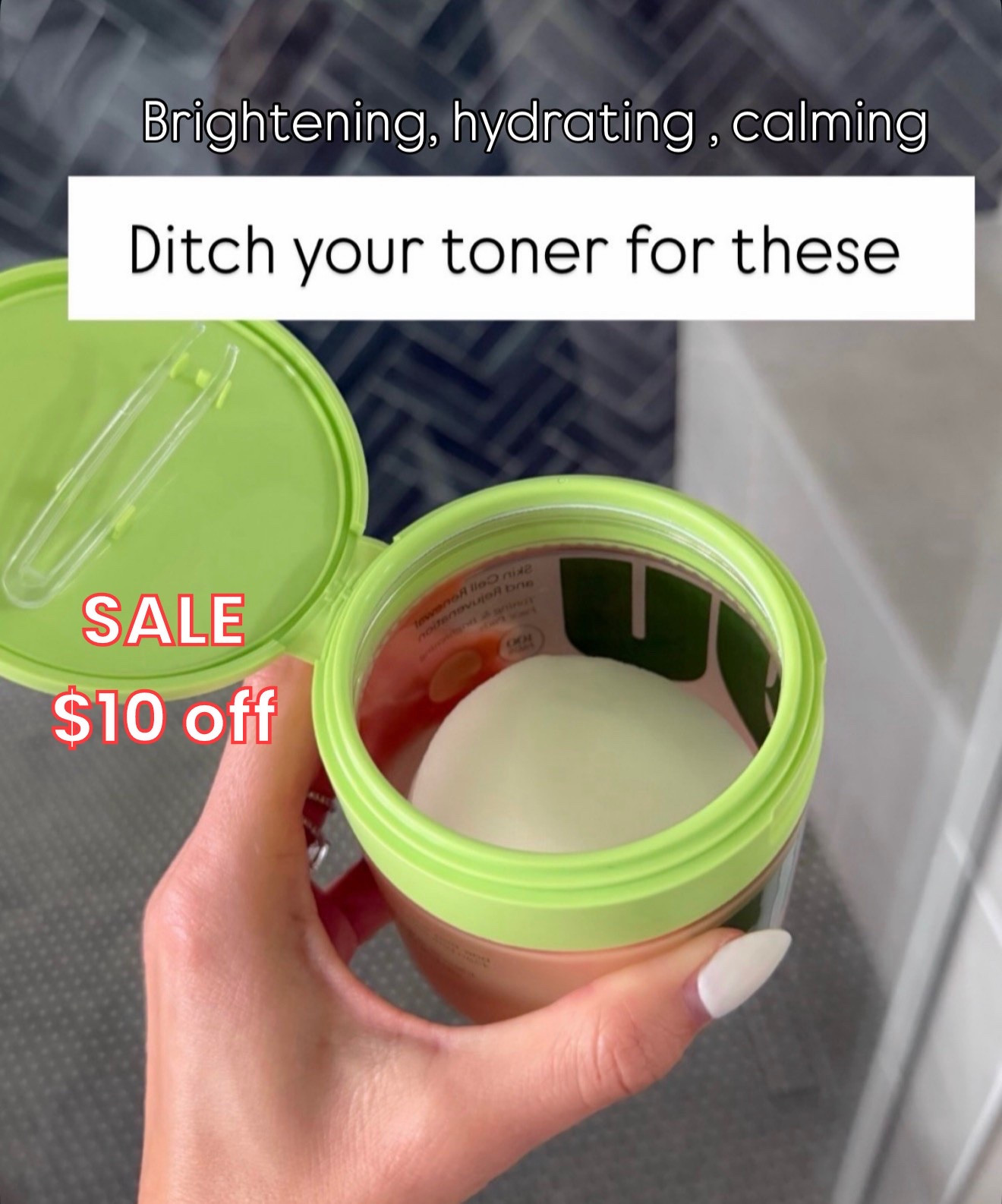 My toning polish pads are on sale, $10 off.

k beauty, korean skincare, dark sports, dull skin, facial treatment, amazon beauty finds

#LTKSaleAlert #LTKOver40 #LTKBeauty