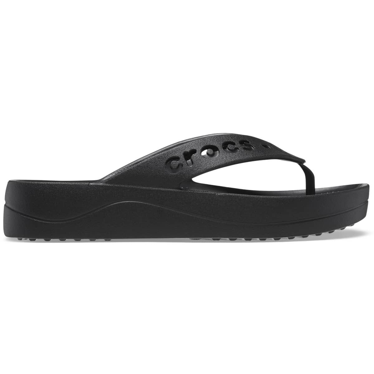 Crocs Women's Baya Flip Flop Platform Sandals, Black, W7 | Target