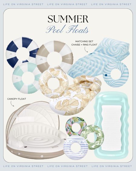 Loving all of these cute and coastal pool floats for summer! So many great options that are fun and chic at the same time! Love the canopy pool float, cabana stripe pool floats, lounge pool float, palm tree floats, and more!
.
#ltkswim #ltkfindsunder50 #ltkseasonal #ltksalealert #ltkfindsunder100 #ltkstyletip #ltkhome

#LTKSeasonal #LTKFindsUnder50 #LTKHome