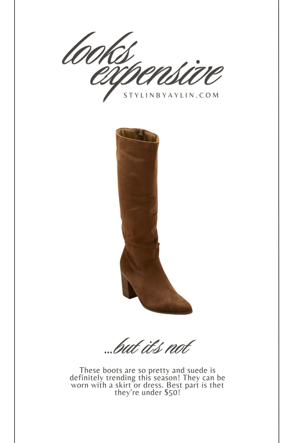 Looks expensive... but it's not! #stylinbyaylin #aylin

#LTKShoeCrush #LTKSeasonal #LTKStyleTip