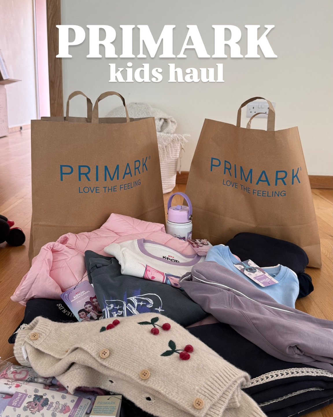 Managed to get a bunch of bits for the girls in Primark today, so many cute kids pieces. Also could believe that pink bomber for £8!!!

That brown skirt with the cherry cardi when Autumn kicks in too 🤎

#LTKkids