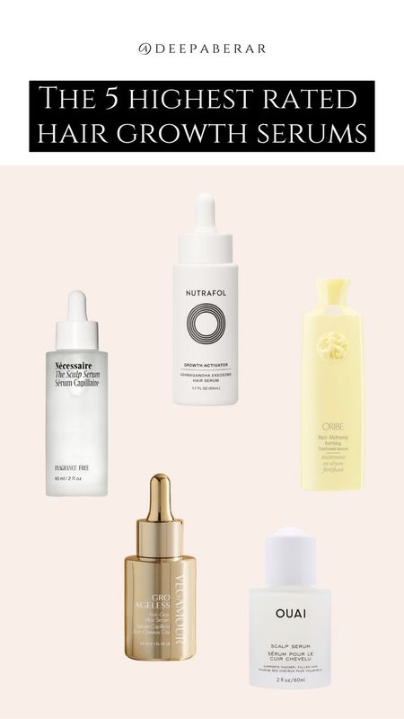 The top rated hair growth serums for hair loss, thinning and breakage

#LTKbeauty