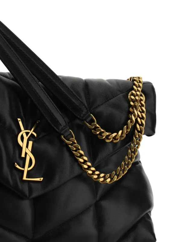 Saint Laurent Loulou Shoulder Bag | Black | FARFETCH | Farfetch Global