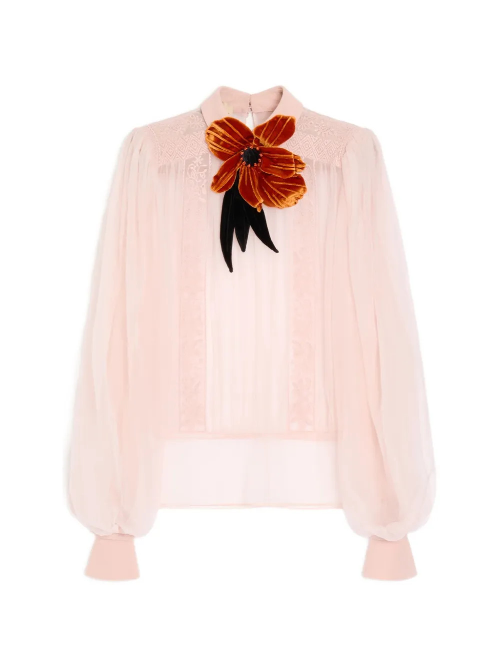 Embroidered Organza Top | Farfetch Global