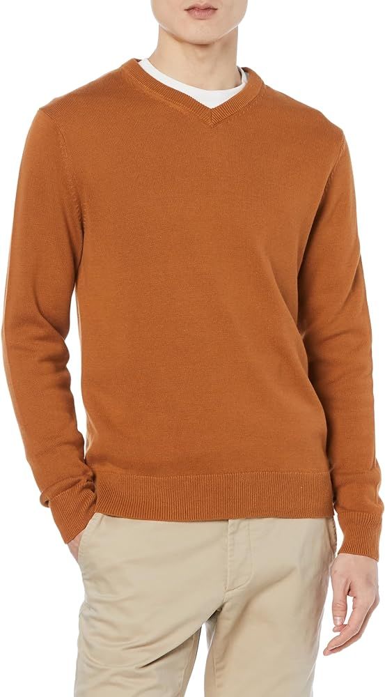 Amazon Essentials Men's V-Neck Sweater (Available in Big & Tall) | Amazon (US)