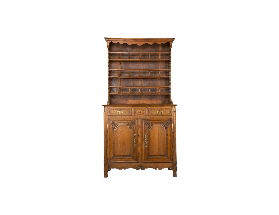 19th Century Country French Provincial Oak Farmhouse Cupboard - Etsy | Etsy (US)