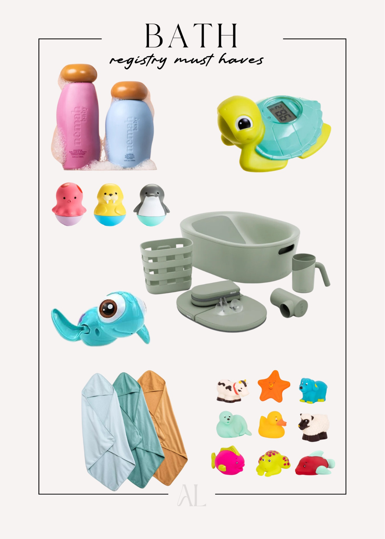 Building a Baby Registry? Make sure not to skip these essentially baby things! 

#babyregistrymusthaves #babyregistry #registrymusts #babyessentials #lalobathtub #babybath #bathtoys #babytowels

#LTKFamily #LTKBump #LTKBaby