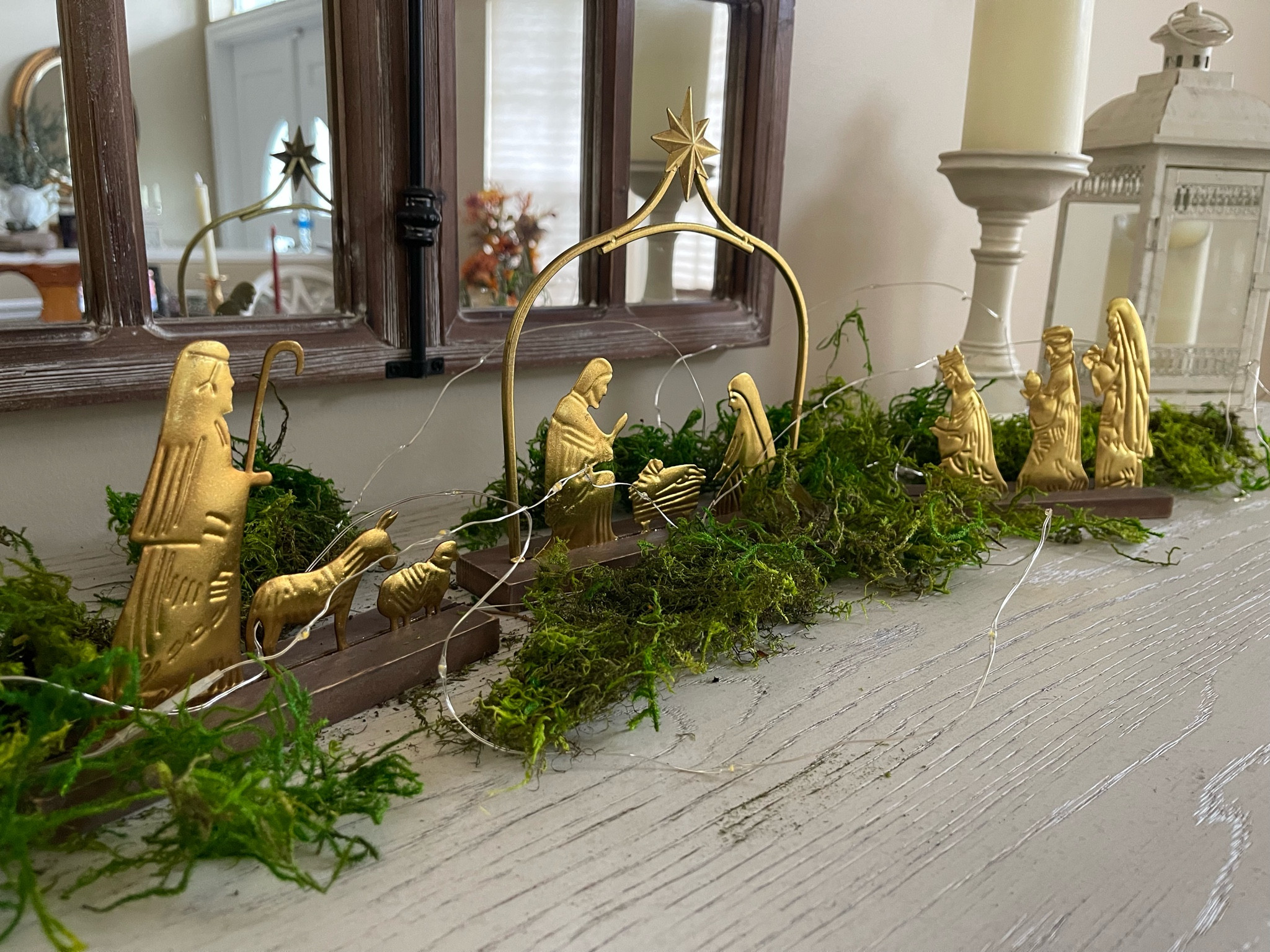 Beautiful metal Nativity Scene for Christmas this year  

#LTKHome #LTKSeasonal #LTKHoliday