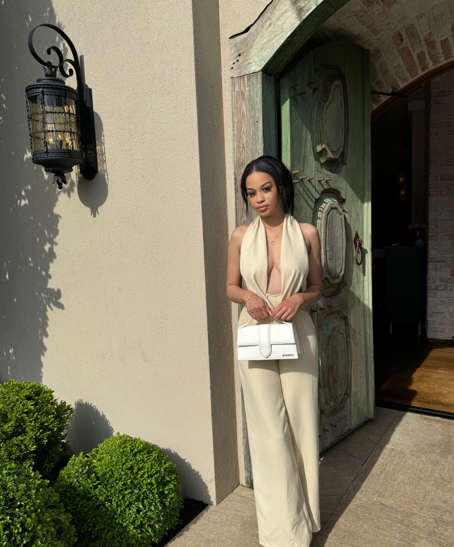 in little italy 🍝 could never get tired of this classy jumpsuit! im wearing a size small for reference.

#LTKFindsUnder50 #LTKStyleTip