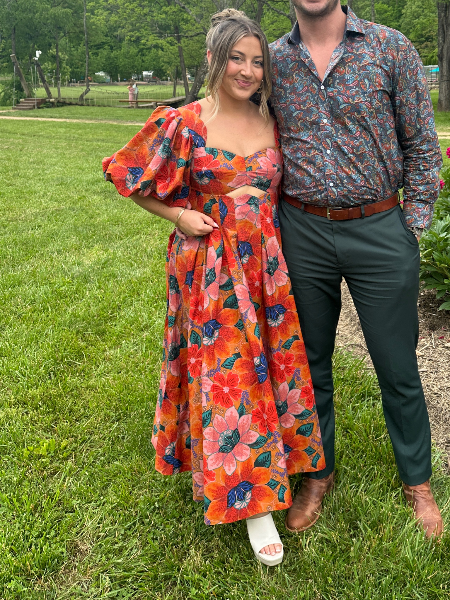 BEST WEDDING GUEST DRESSES EVER!!!! Absolutely in love with this dress and I’ve never gotten so many compliments on a dress. It runs a little big. I got a size large because people said it ran small but i definitely could have done the medium. I ended up getting it altered but it’s still so beautiful!! 

#LTKWedding #LTKMidsize #LTKStyleTip