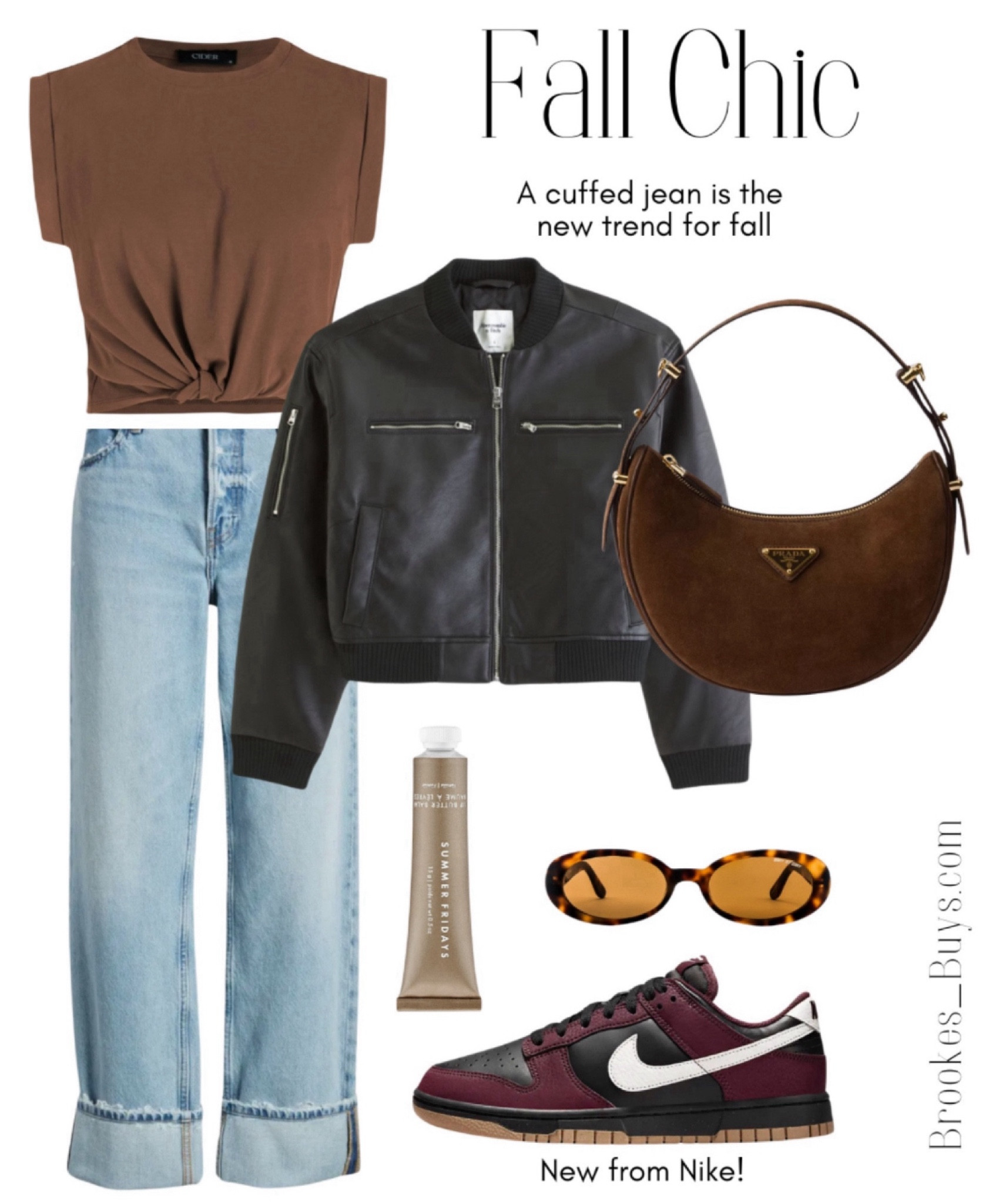  Cuffed jeans are the new trend for fall. Pair with this bomber jacket and your favorite tee. This butter balm is the best! 



#LTKFindsUnder100 #LTKStyleTip #LTKShoeCrush