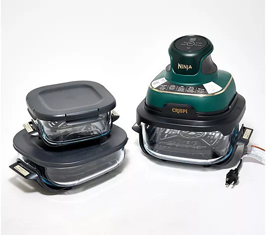 Make Your Selection: Ninja Crispi Special Edition 5-in-1 Portable Glass Air Fryer Cooking System | QVC