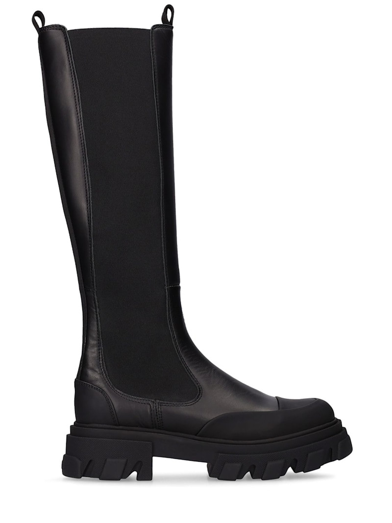 50mm Stiefel aus Leder | Luisaviaroma