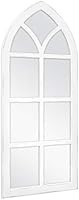 MCS 68871 Cathedral Windowpane Wall, White, 19x44 Inch Overall Size Mirror | Amazon (US)