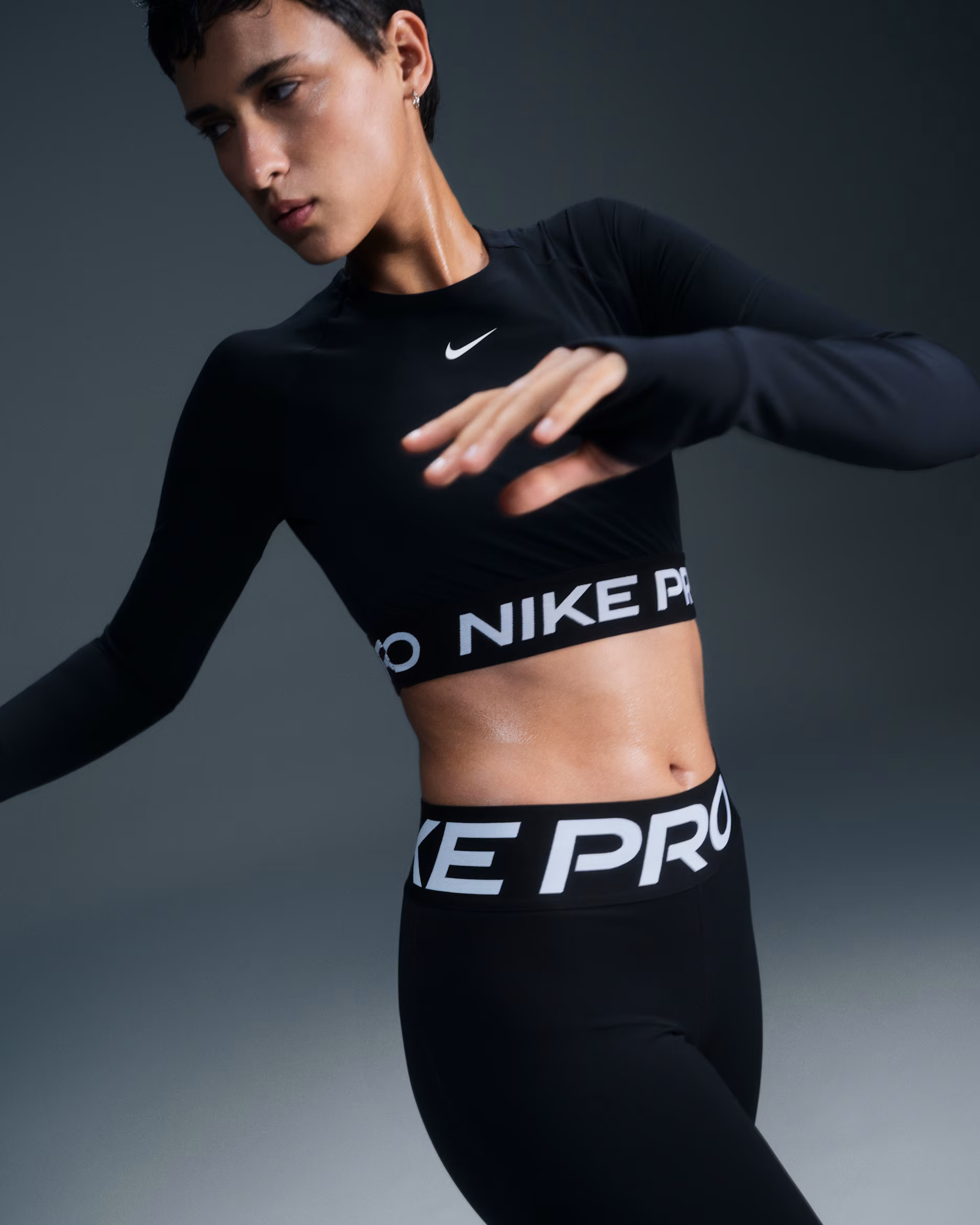 Nike Pro Women's Dri-FIT Cropped Long-Sleeve Top | Nike (US)