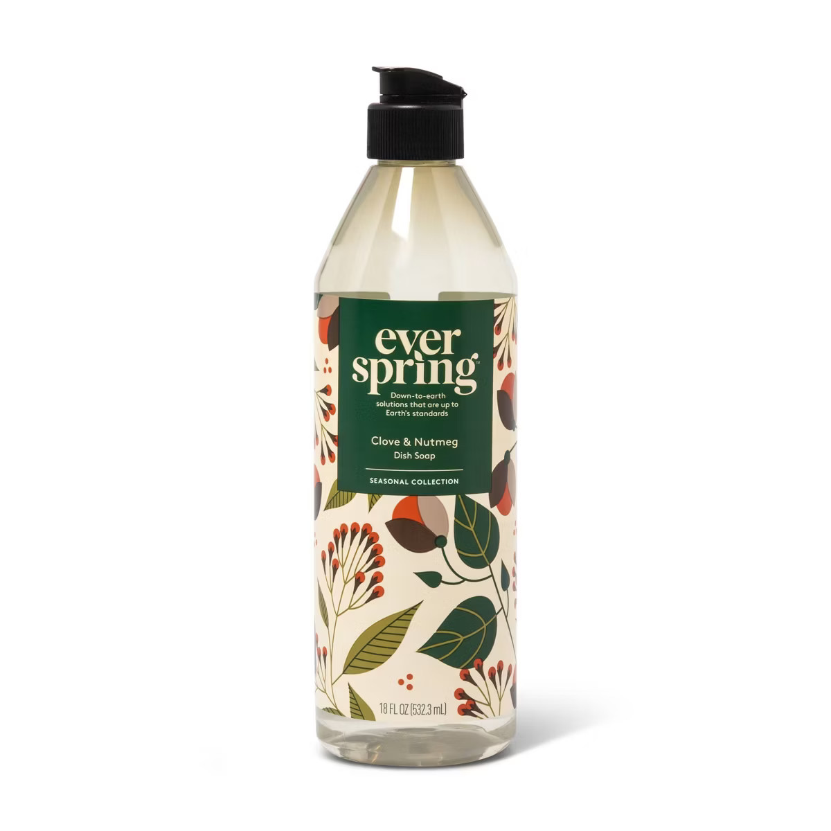 Clove & Nutmeg Liquid Dish Soap - 18 fl oz - Everspring™ | Target