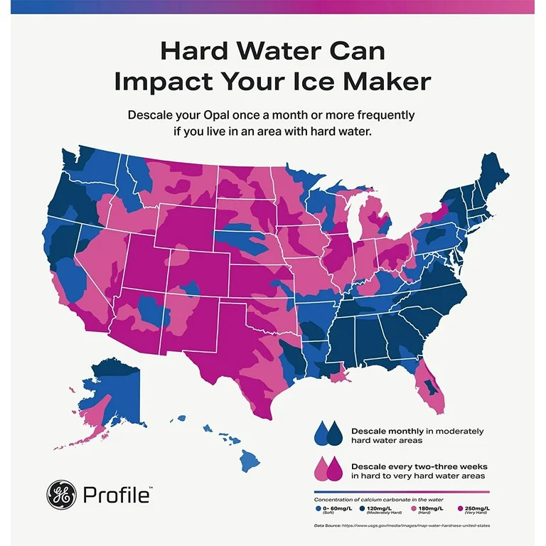 GE Profile™ Opal™ Nugget Ice Maker with Side Tank, Countertop Icemaker, Stainless Steel | Walmart (US)