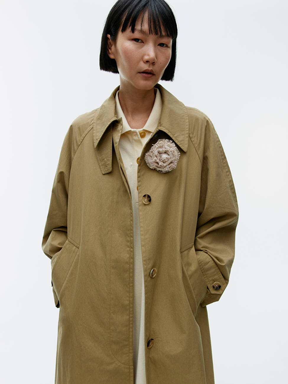 Leinen-Brosche | ARKET (EU)