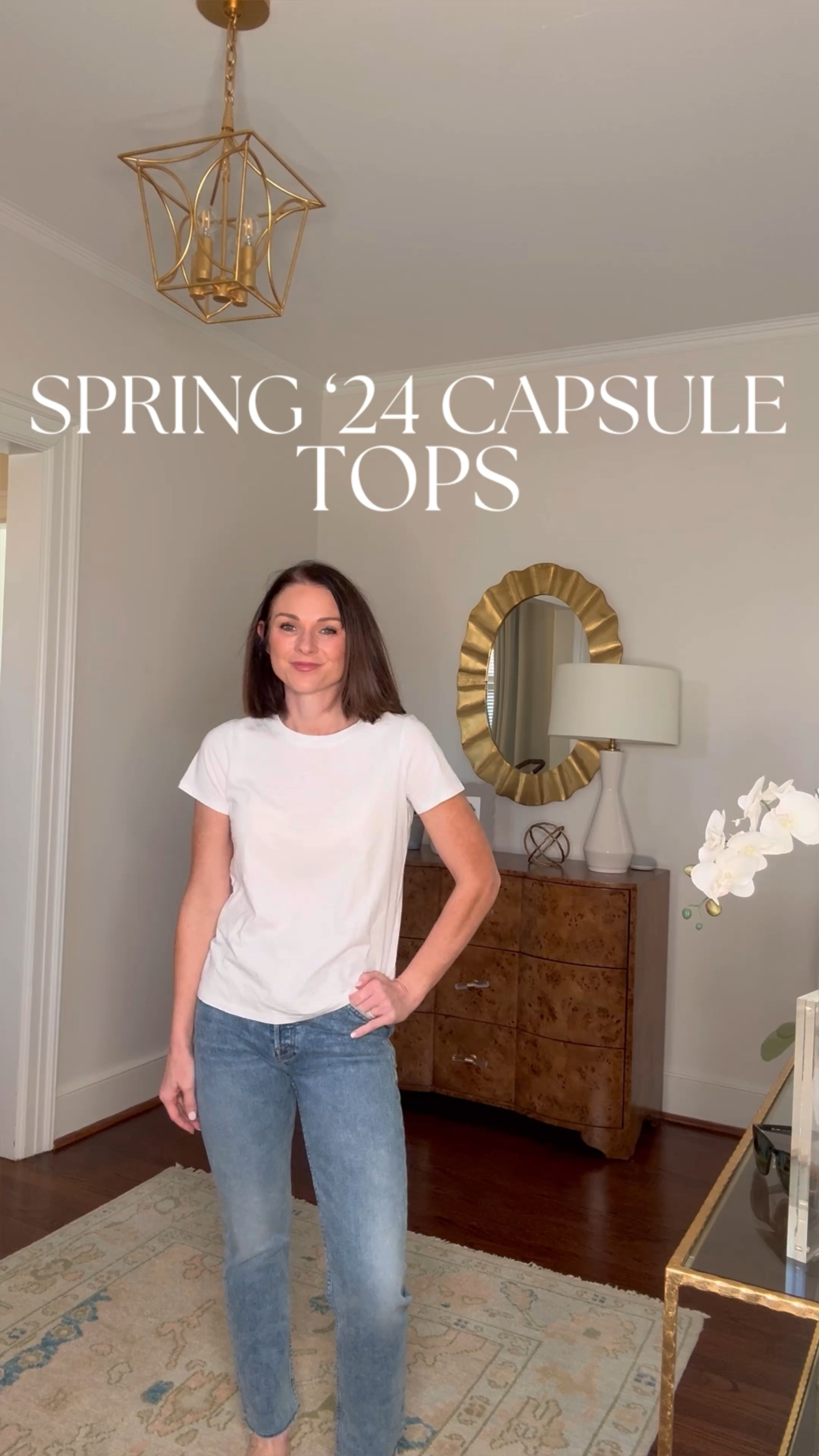 spring outfit, capsule wardrobe, capsule closet, closet staples, stripe top, graphic tee, white button down, stripe button down, denim

#LTKSeasonal #LTKstyletip #LTKfindsunder100
