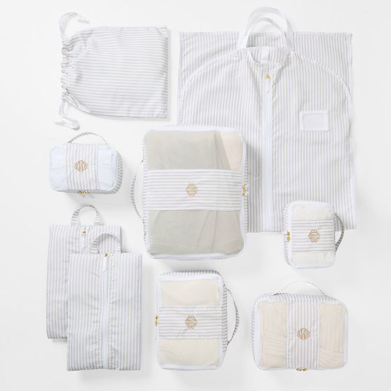 9 Piece Packing Cube Set with Garment Bag | Mark and Graham