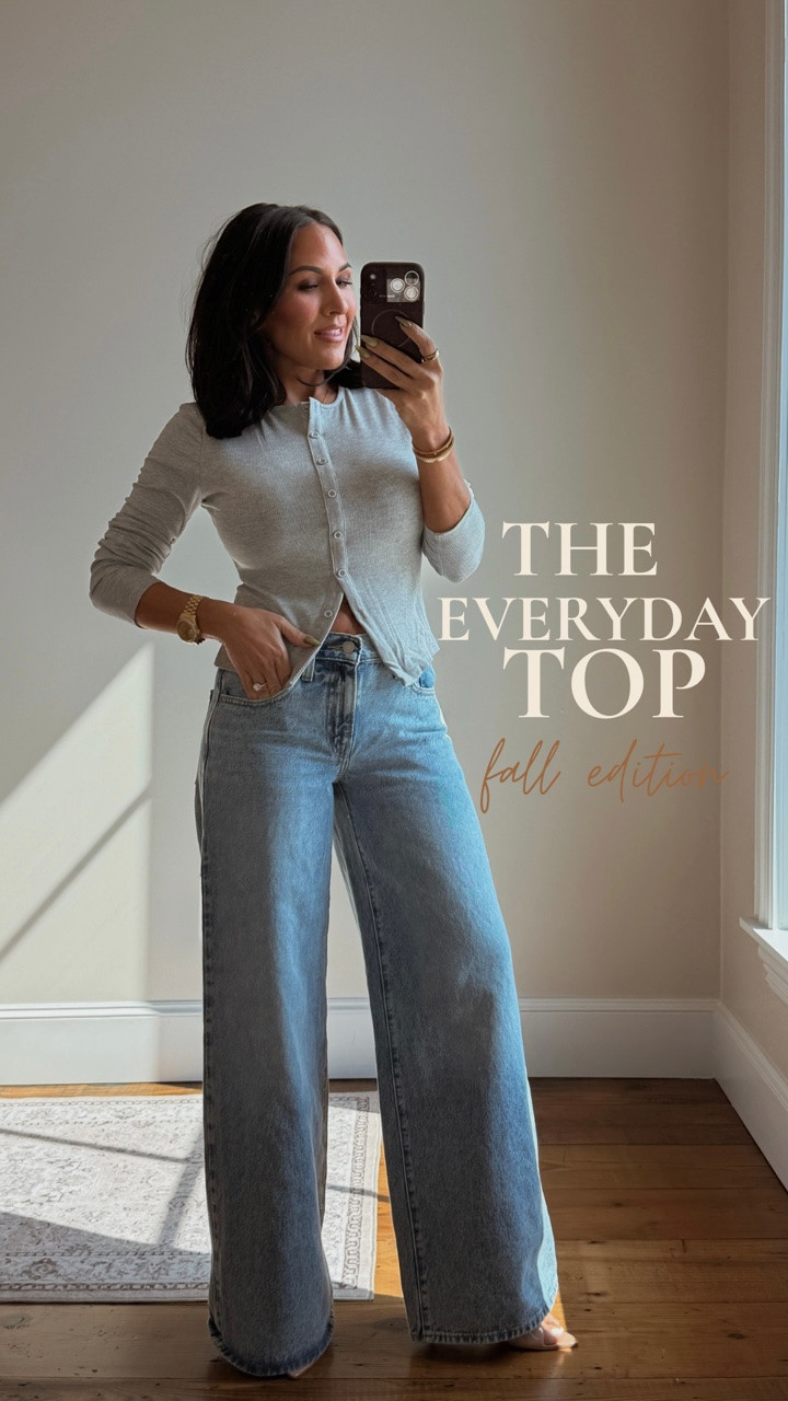 Found my new wear-on-repeat basic 🤎 The fit is SO good, it comes in several colors + it’s super affordable. I’m in a small!