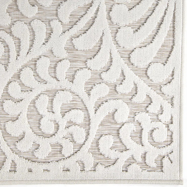 Bluebonnets Natural Driftwood Indoor/Outdoor Area Rug | Wayfair Professional